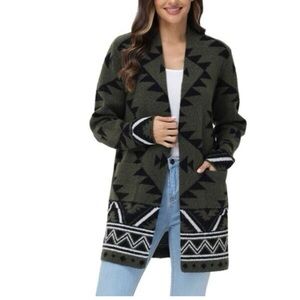 FRYE Cozy Cardigan Sweater XL sw1